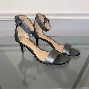 Coach Gunmetal Gray Heels